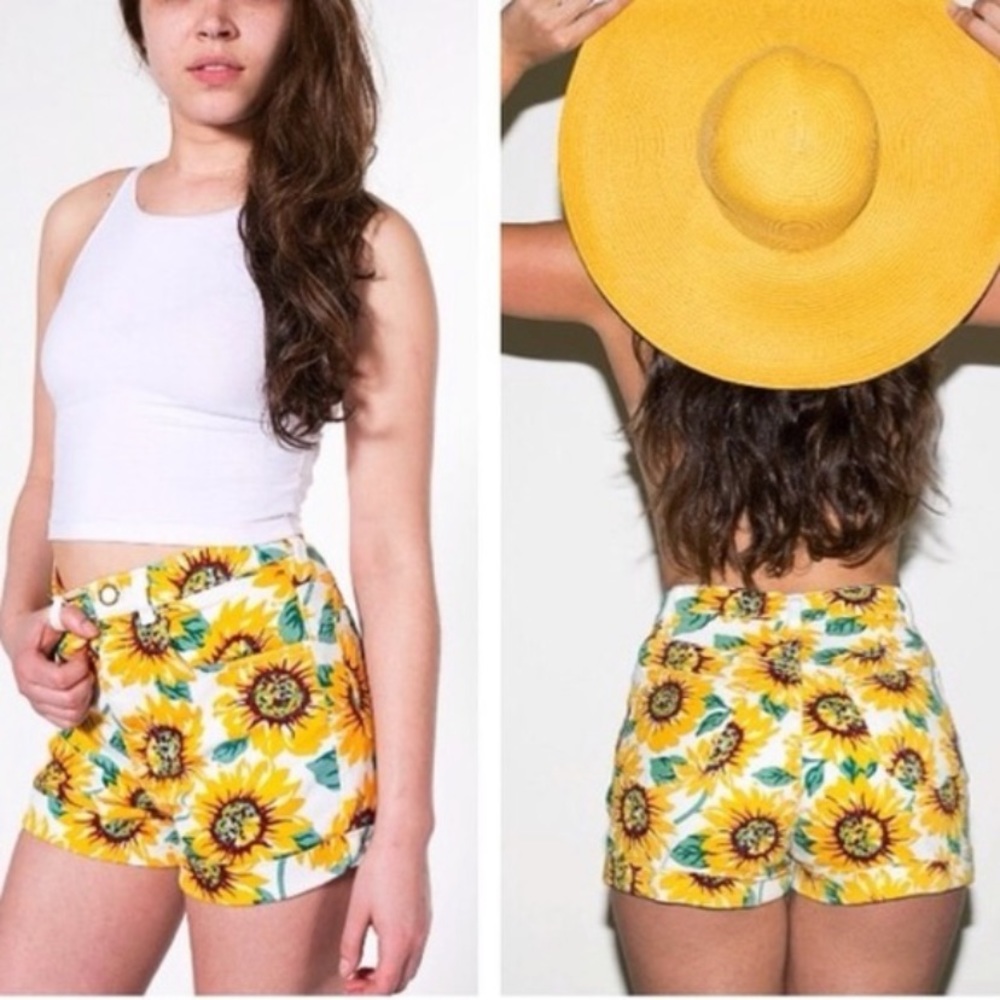 American Apparel Sunflower Shorts 24/25